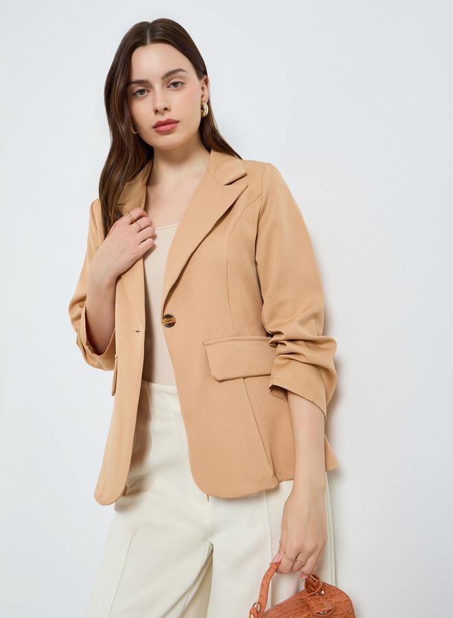 ستايلي بليزر كاجوال بأزرار أمامية - Image 2